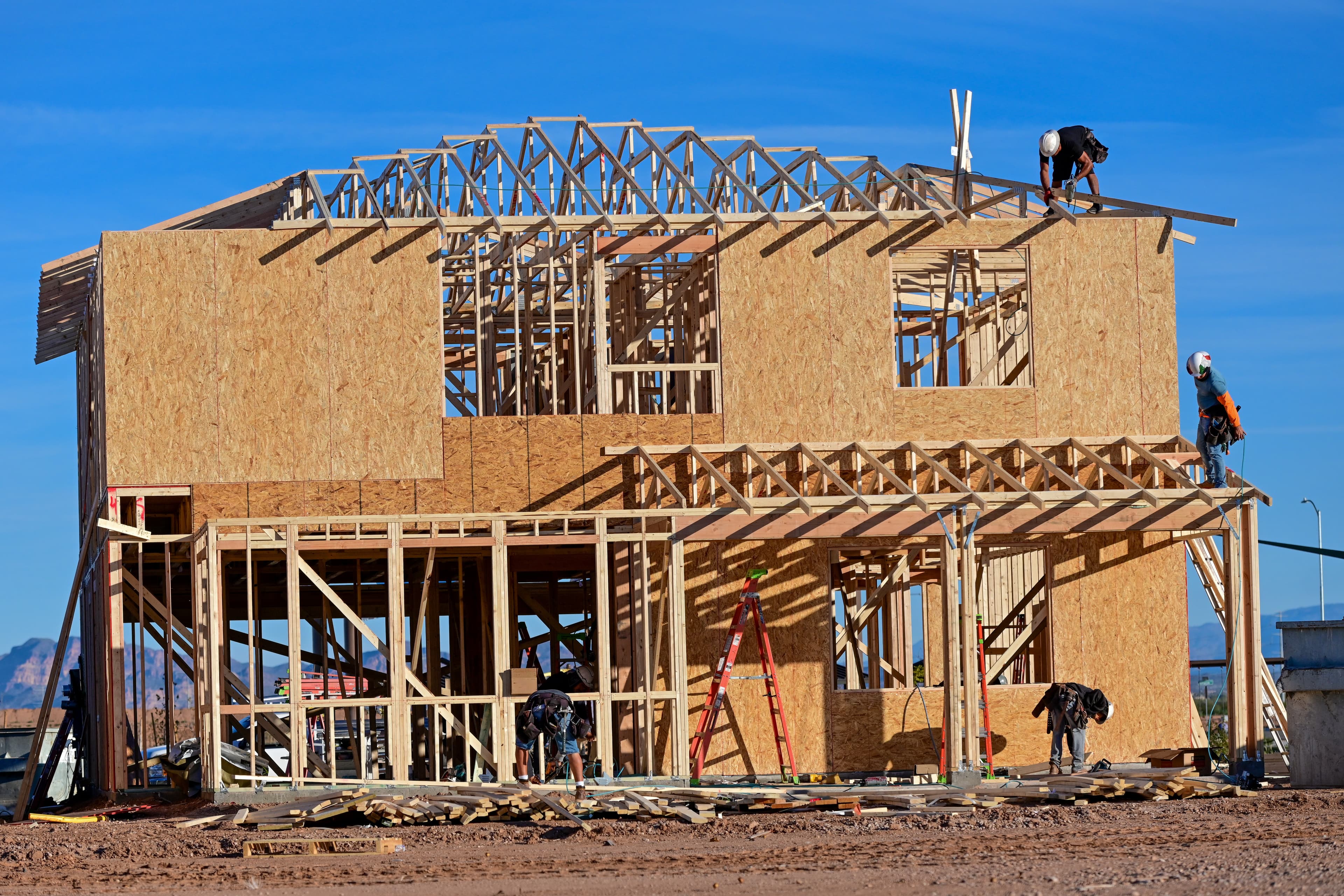 Framing day on a Noohi build in Tarzana